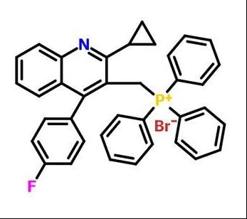 [2-Siklopropil-4- (4-florofenil) -kinolin-3-ilmetil]-trifenil-fosfonyum Bromido CAS NO.154057-58-6
