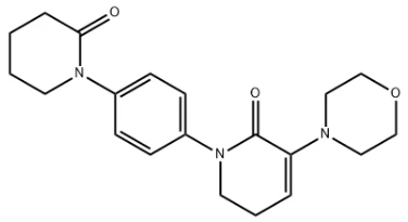 CAS:545445-44-1 3-Morfolino-1-(4-(2-oksopiperidin-1-il)fenil)-5,6-dihidropiridin-2(1H)-on