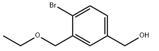 1 - Bromo - 2 - Etoksimetil - 4 - Hidroksimetilbenzen CAS:1255948-71-0